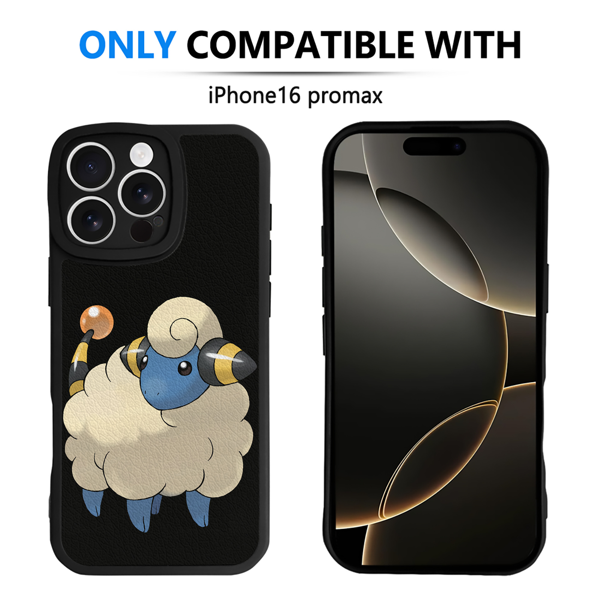 （画像用） ポケットモンスター Pokémon 【iPhone 16シリーズ対応】シリコンスマホケース（レザー調） 材質：シリコン
